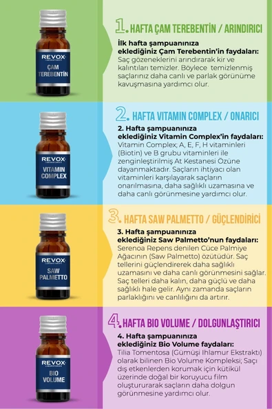 Bitkisel Şampuan ve Aktif Özlü 4 Adet Özel Destek Serumu Saç Bakım Seti Geleceğin Şampuanı - 4