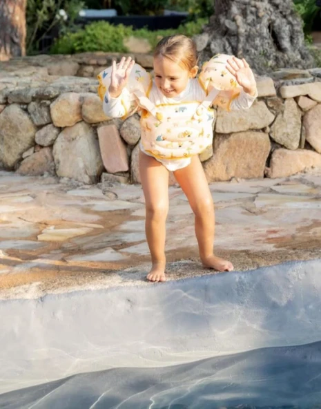 Nabaiji  Tiswim Çocuk Yüzme Kolluğu  Tropikal Baskılı  2-6 yaş 15- 30 kg - 5