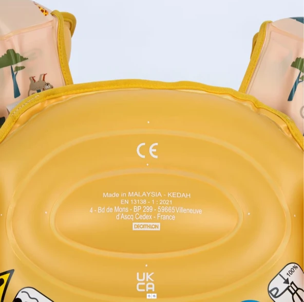 Nabaiji  Tiswim Çocuk Yüzme Kolluğu  Tropikal Baskılı  2-6 yaş 15- 30 kg - 4