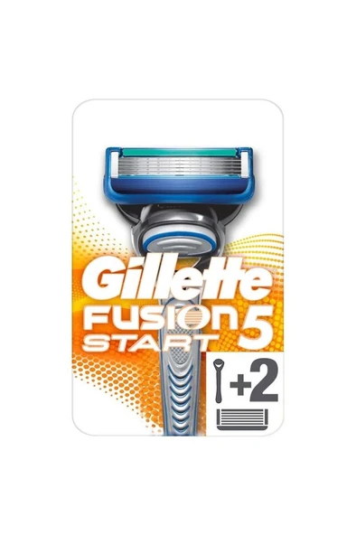 Gillette Fusion 5 Start Tıraş Makinesi + 2 Adet Yedek Başlık