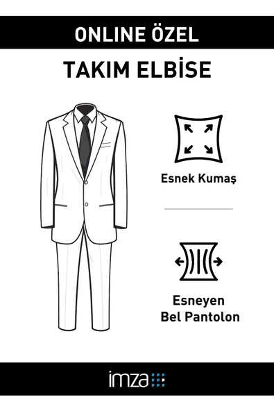 Siyah Gabardin Mono Yaka Astarlı 6 Drop Comfort Fit Rahat Kesim Takım Elbise 1001229010 - 8