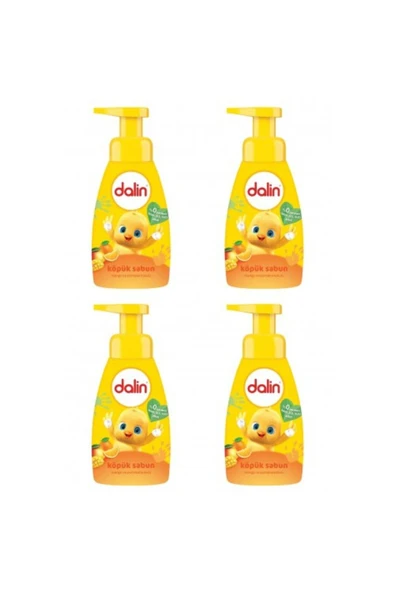 Dalin Mango ve Portakal Kokulu Köpük Sabun 4 x 200 ml