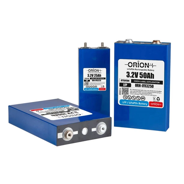 Orion LiFePO4 3.2V 50Ah Prizmatik Pil - 4