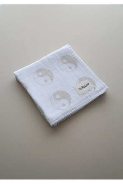 LİBABABY Müslin Denge- OEKO-TEX Sertifikalı %100 Pamuk 2 Katlı 110x115 cm Bebek Müslin Battaniye & Örtü - 4