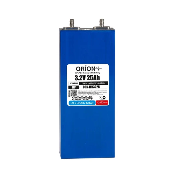 Orion LiFePO4 3.2V 25Ah Prizmatik Pil