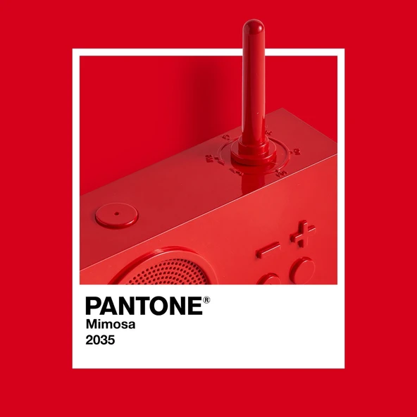 Lexon x Pantone Tykho 3 Bluetooth Hoparlör ve Radyo Kırmızı - 2