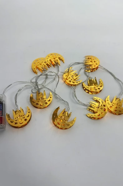 Beysüs Ramazan Mescid Model Dekoratif Pilli Led Işık 2 Metre - 2