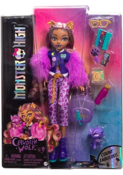 Monster High Acayip Havalı Arkadaş Clawdeen HRP65 HPD53 Lisanslı Ürün - Resim 7