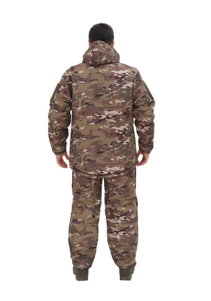 Single Sword Su&Rüzgar Geçirmez Softshell Kışlık Erkek Mont (Kapüşonu Çıkabilen) - 3