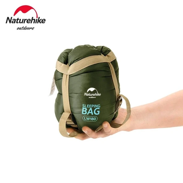 Naturehike LW180 Mini Uyku Tulumu  GREEN Left M - 9