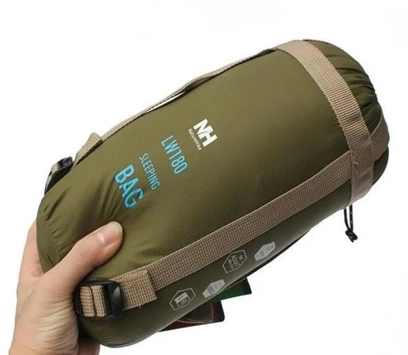 Naturehike LW180 Mini Uyku Tulumu  GREEN Left M - 8