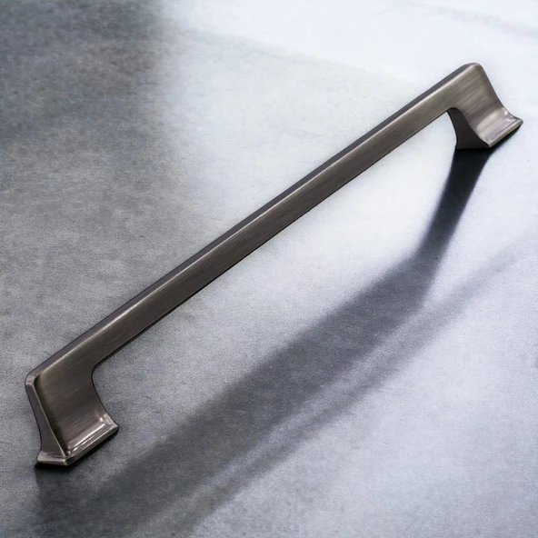 Gediz Metal Antik Nikel Kulp 224 mm Mobilya Çekmece Mutfak Dolabı Dolap Kapak Kulpları Kulb Kulpu - 7