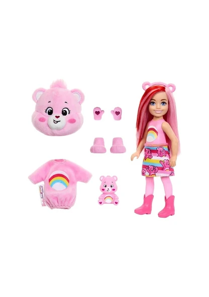 Barbie Chelsea Cutie Reveal Care Bear Serisi JCN97 Lisanslı Ürün - Resim 3