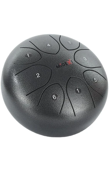 Midex TD-88SL Çelik Dil Davul Handpan 8 İnç 8 Ton Steel Tongue Drum Full Set - 2
