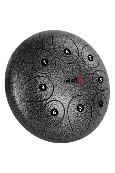 Midex TD-108SM Çelik Dil Davul Handpan 10 İnç 8 Ton Steel Tongue Drum Full Set - 2