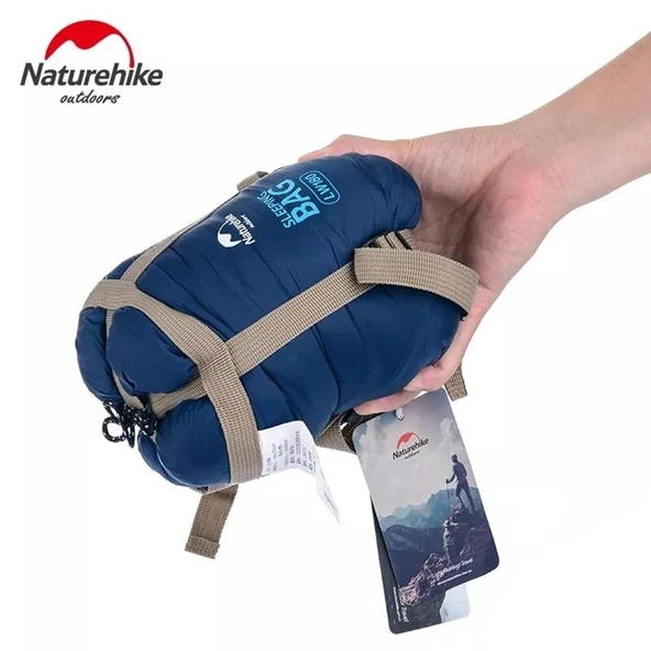 Naturehike LW180 Mini Uyku Tulumu  BLUE Left XL - 6