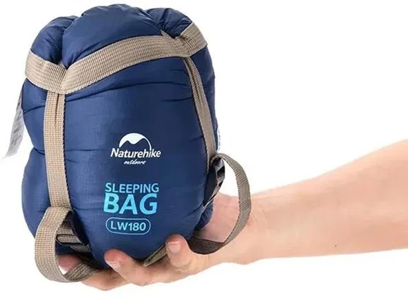 Naturehike LW180 Mini Uyku Tulumu  BLUE Left M - 5