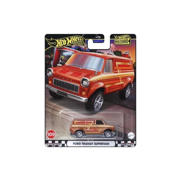 Hot Wheels Boulevard Premium Ford Transit SUPERVAN GJT68 HRT76 ürün görseli 1