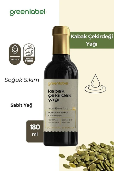 Kabak Çekirdeği Yağı Soğuk Sıkım %100 Doğal Ve Saf 180ml