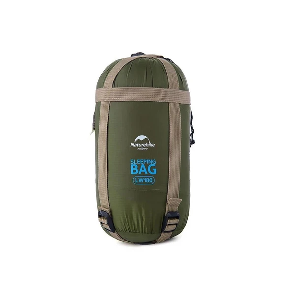 Naturehike Mini LW180 Ultra Light Uyku Tulumu  Army Green XL RİGHT - 4