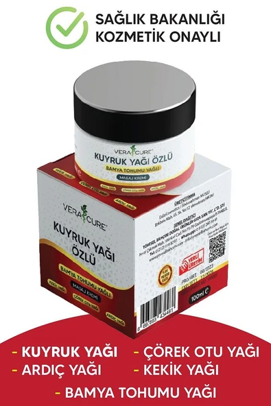 Kuyruk Yağı Özlü Bamya Tohumu Yağlı Krem (100ML) %100 Doğal Özel Formül - 3