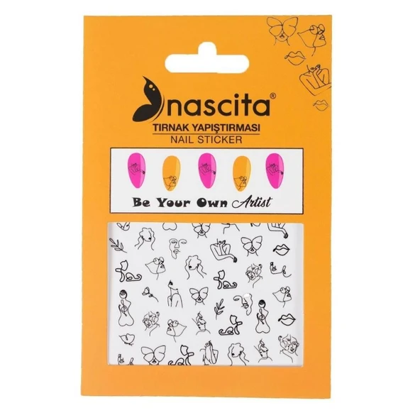Nascita Art Line Tırnak Sticker
