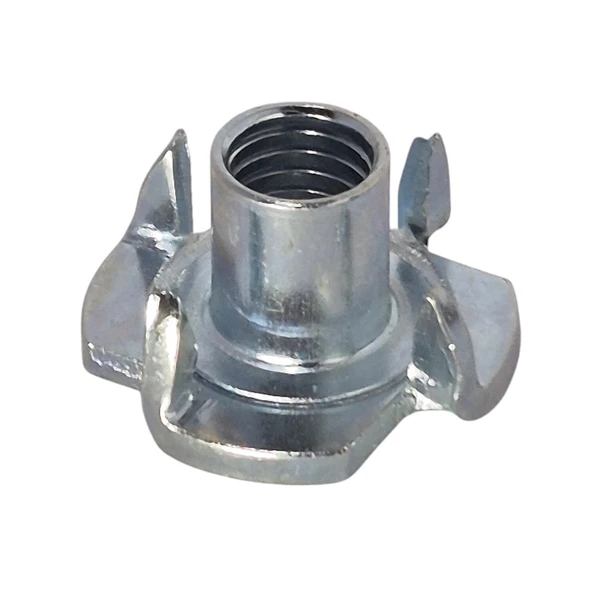 M6 Ağaç Somunu 6mm Tırnaklı Ahşap Çakma Somun -20 Adet - 3