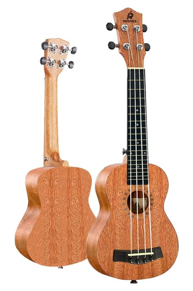 Rennes RD-26 Tenor Ukulele (Çanta Capo Askı Metod Pena) - 3