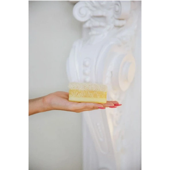 The Touch By Seda Altın Doğal Kabak Lifli Ballı Sabun - Resim 4