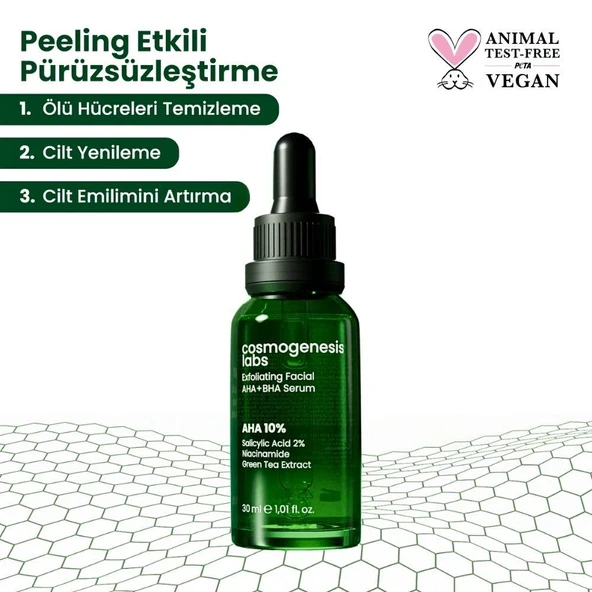 Cosmogenesis Labs Peeling Etkili Aha-Bha Serum 30ml - 5