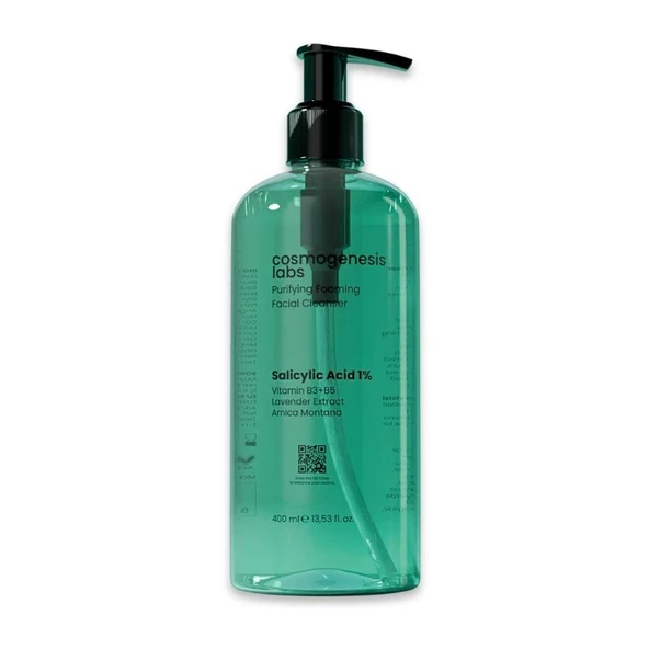 Cosmogenesis Labs Arındırıcı Köpüren Gözenek Yüz Temizleme Jeli 400ml ürün görseli