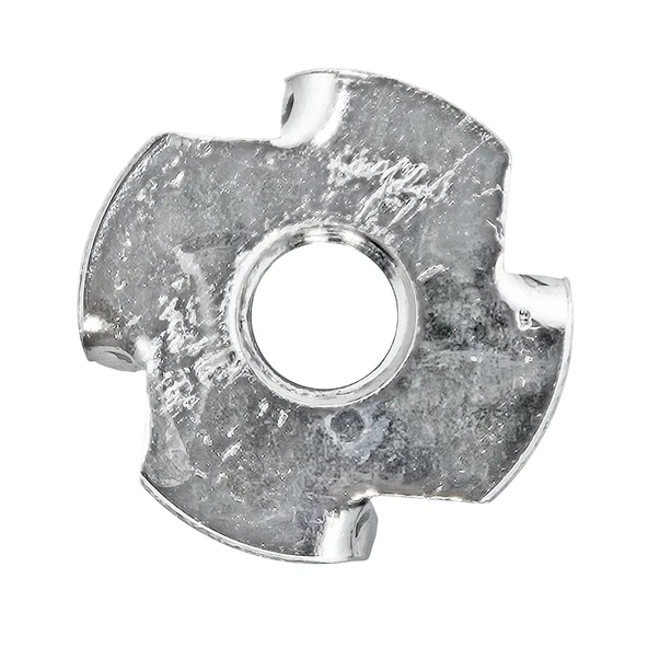 M6 Ağaç Somunu 6mm Tırnaklı Ahşap Çakma Somun -20 Adet - 4