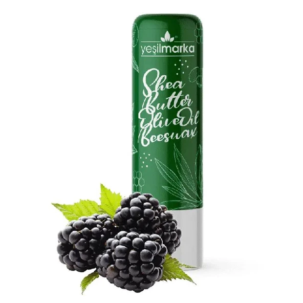 Yeşilmarka Doğal Dudak Balmı Böğürtlen Aromalı 4,15 gr