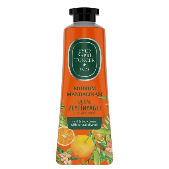 Eyüp Sabri Tuncer Bodrum Mandalinası Doğal Zeytinyağlı El ve Vücut Kremi 50ml