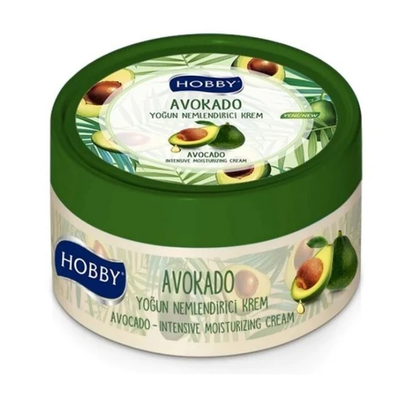 Hobby Yoğun Nemlendirici Krem Avokado Özlü 250ml - 2
