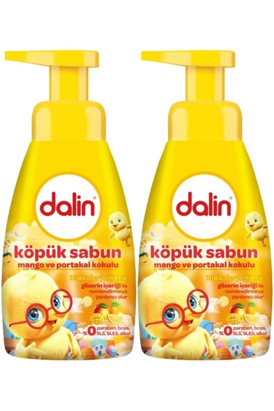 Dalin Mango ve Portakal Kokulu Köpük Sabun 2 x 200 ML