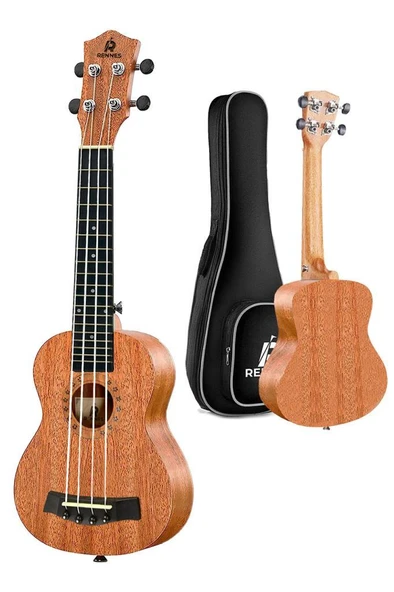 Rennes RD-26 Tenor Ukulele (Çanta Capo Askı Metod Pena) - 2