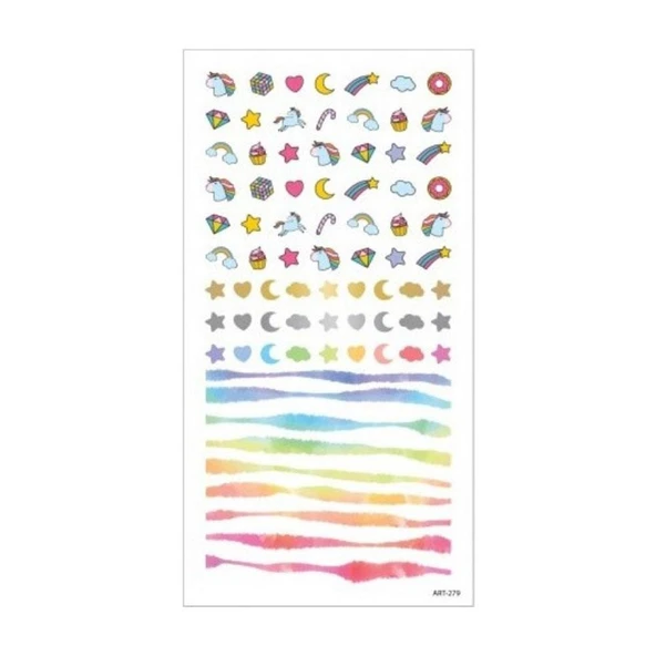 Lionesse Unicorn Tırnak Dövmesi