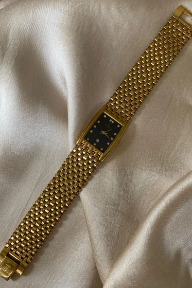 Bolero Altın Renk Paslanmaz Çelik Kordon Orijinal Vintage Erkek Kol Saati