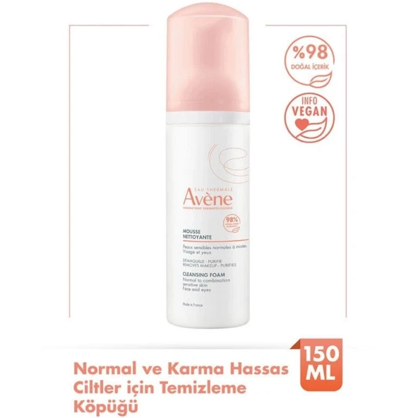 Avene Mousse Nettoyante Cilt Temizleyici Köpük 150ml