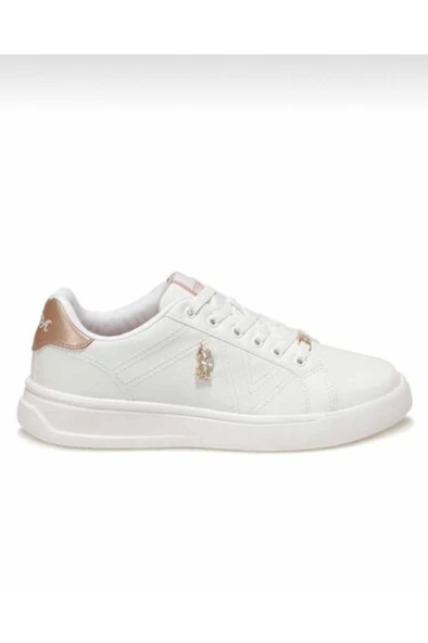 U.S. Polo Assn. EXXY 5FX 101946743 Kadın Sneaker Ayakkabı Beyaz 36-40 - Resim 4