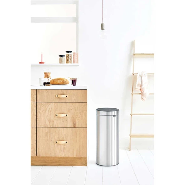 Brabantia Matt Steel New Dokunmatik Çöp Kutusu 30 lt - 4