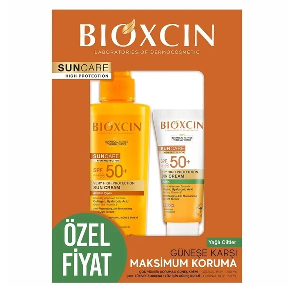Bioxcin Güneşe Karşı Maksimum Koruma Seti - Yağlı Ciltler