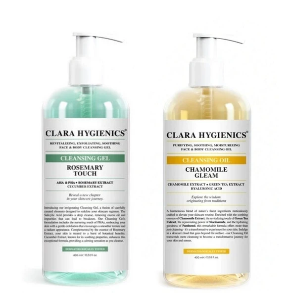 Clara Hygienics Çift Aşamalı Temizleme Seti