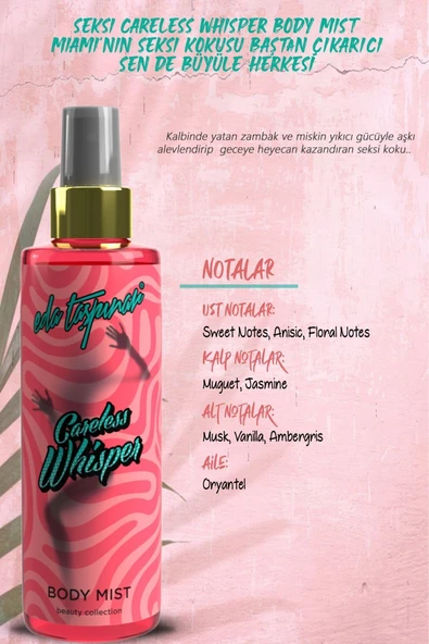 Eda Taşpınar Careless Whisper Body Mist Vücut Spreyi 200ml. - 3