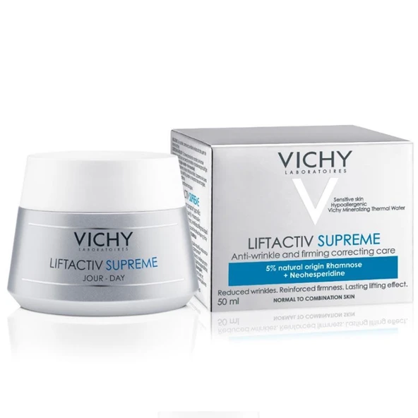 Vichy Liftactiv Supreme Yaşlanma Karşıtı Normal ve Karma Cilt için Krem 50 ml - Resim 5