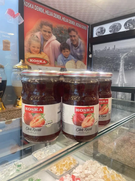 KOSKA ÇİLEK REÇELİ 760 GR KOLİ 12 ADET - 4