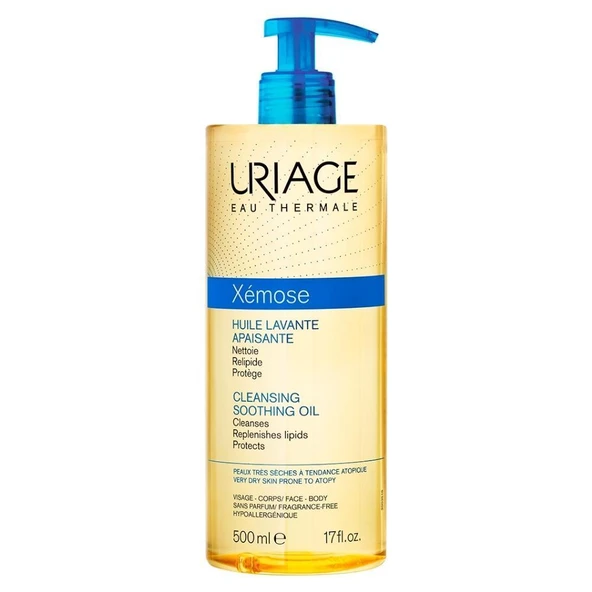 Uriage Xemose Cleansing Soothing Oil Atopik Ciltlere Özel Vücut Temizleyici Yağ 500ml