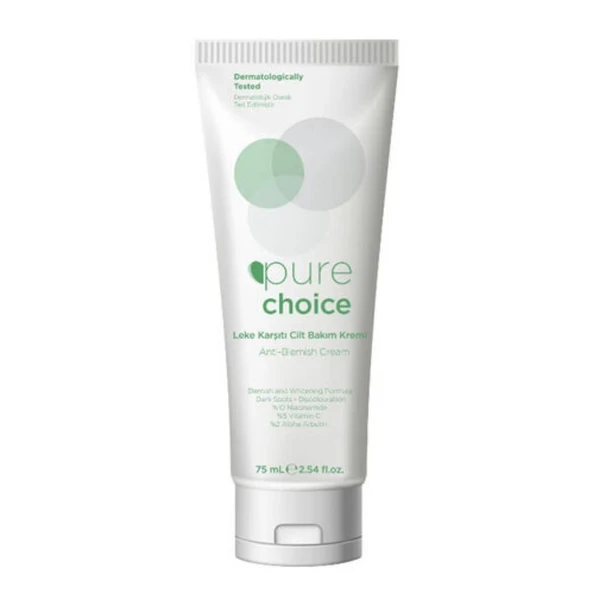 Pure Choice Leke Karşıtı Cilt Bakım Kremi 75ml