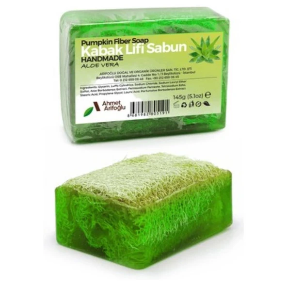 Arifoğlu Aloe Vera Kabak Lifi Sabunu 145gr